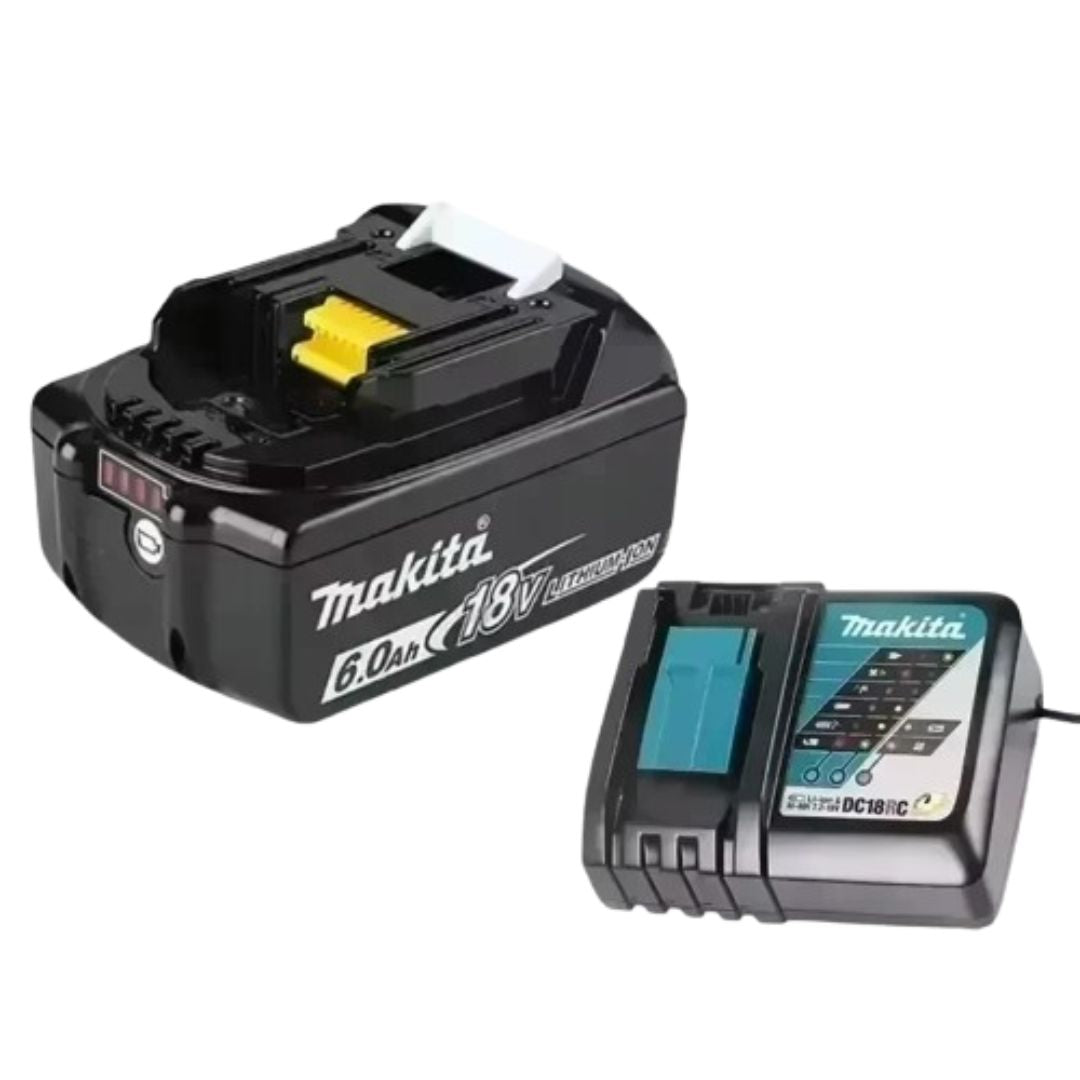 Batería Makita 18V 6.0Ah + Cargador Rápido DC18RC