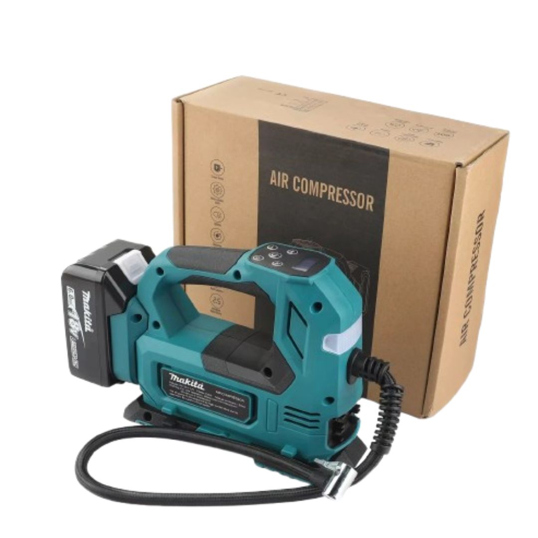 Inflador Automático Inalámbrico Makita DYS60 para Neumáticos – Compatible con Batería 18V