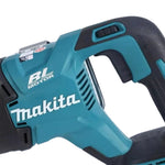 Sierra Sable Inalámbrica Makita Brushless 3000SPM – Corte preciso en metal y madera con 4 hojas incluidas. Potencia profesional sin cables.