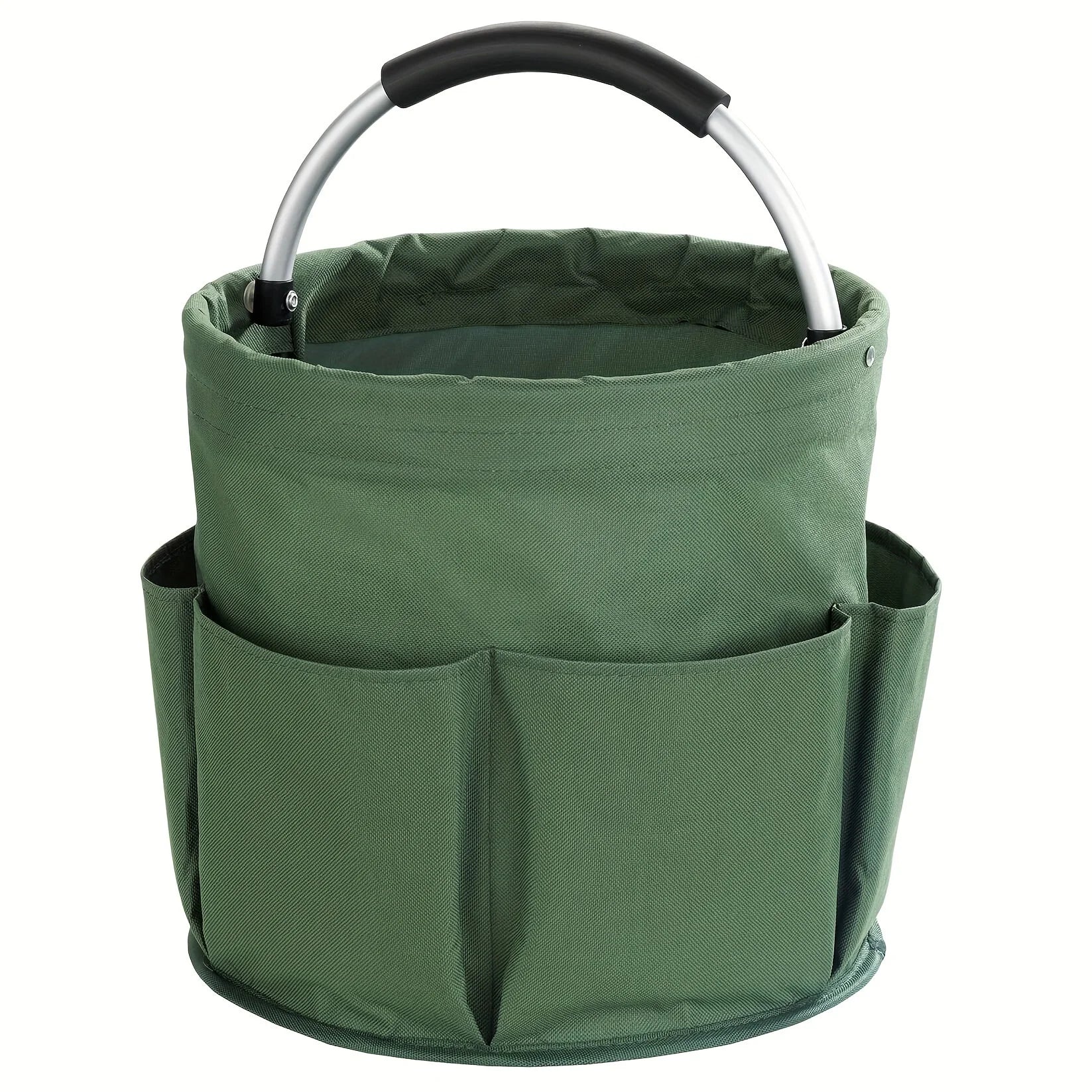 Organizador de Herramientas Tipo Cubo – Bolsa de Almacenaje en Tela Oxford 600D con 6 Bolsillos + Compartimento Central