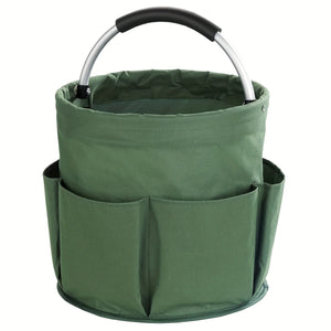 Organizador de Herramientas Tipo Cubo – Bolsa de Almacenaje en Tela Oxford 600D con 6 Bolsillos + Compartimento Central
