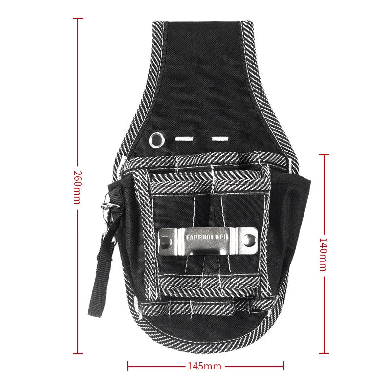 Cinturón Porta Herramientas 9 en 1 – Bolso de Cintura para Electricista en Tela Resistente 600D Nylon