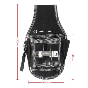 Cinturón Porta Herramientas 9 en 1 – Bolso de Cintura para Electricista en Tela Resistente 600D Nylon