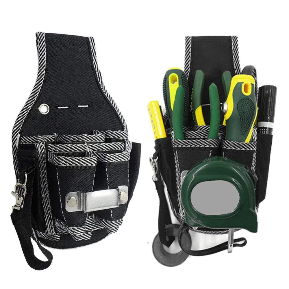Cinturón Porta Herramientas 9 en 1 – Bolso de Cintura para Electricista en Tela Resistente 600D Nylon